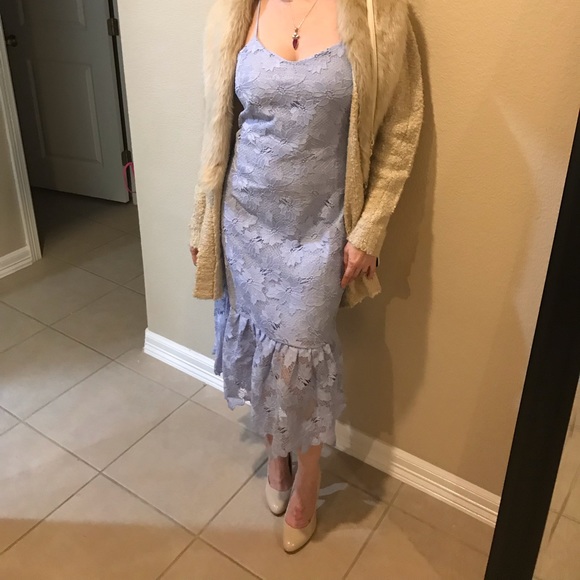 Banana Republic Blue lace dress - Picture 2 of 8